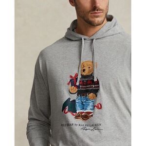 NEW Polo Ralph Lauren Mens 4XLB Tall Polo Bear‎ Christmas Jersey T-Shirt Hoodie